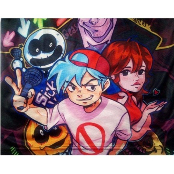 Friday Night Funkin T-Shirts - Short Sleeve Casual Breathable - Size Child XL - Picture 4 of 5